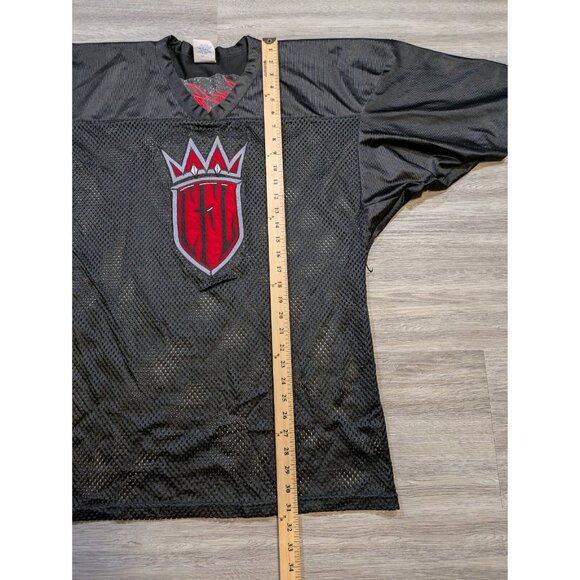 Vintage West Coast Choppers Jesse James CFL Football Jersey Majestic Black Large - Picture 12 of 12